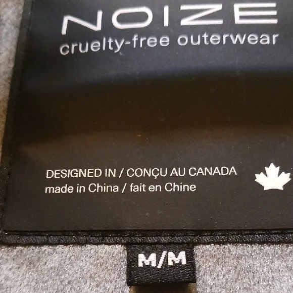 Women's Gray Puffer Coat with Faux Fur Hood - Picture 8 of 10